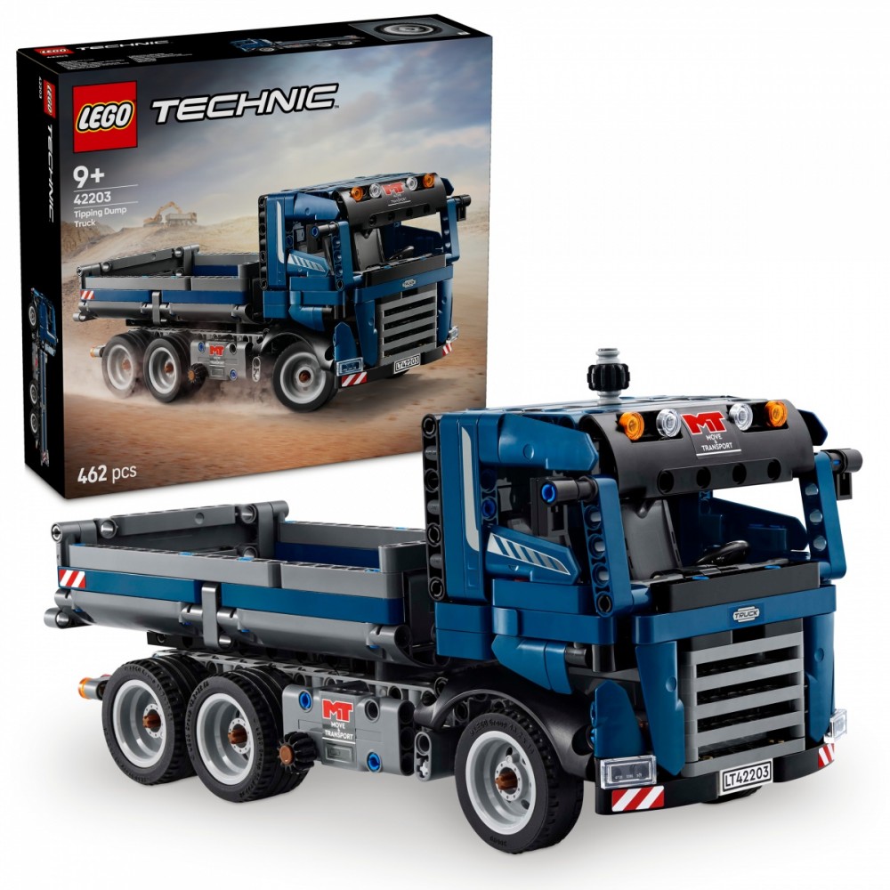 Savivartis su pakreipiama dėže lego® technic