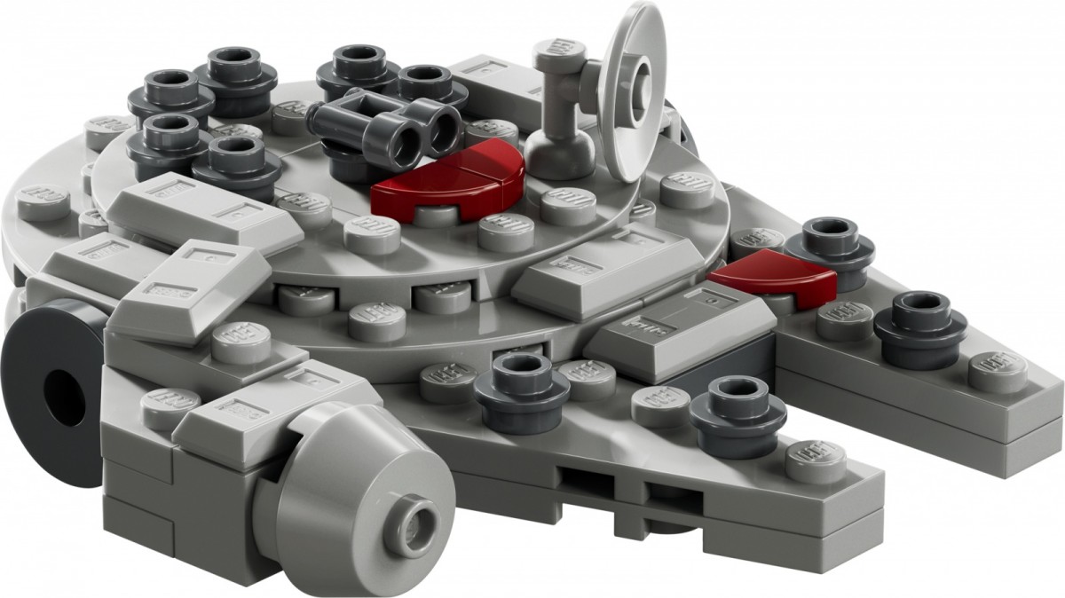 Lego millennium falcon mini modelis