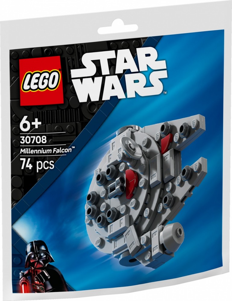 Lego millennium falcon mini modelis