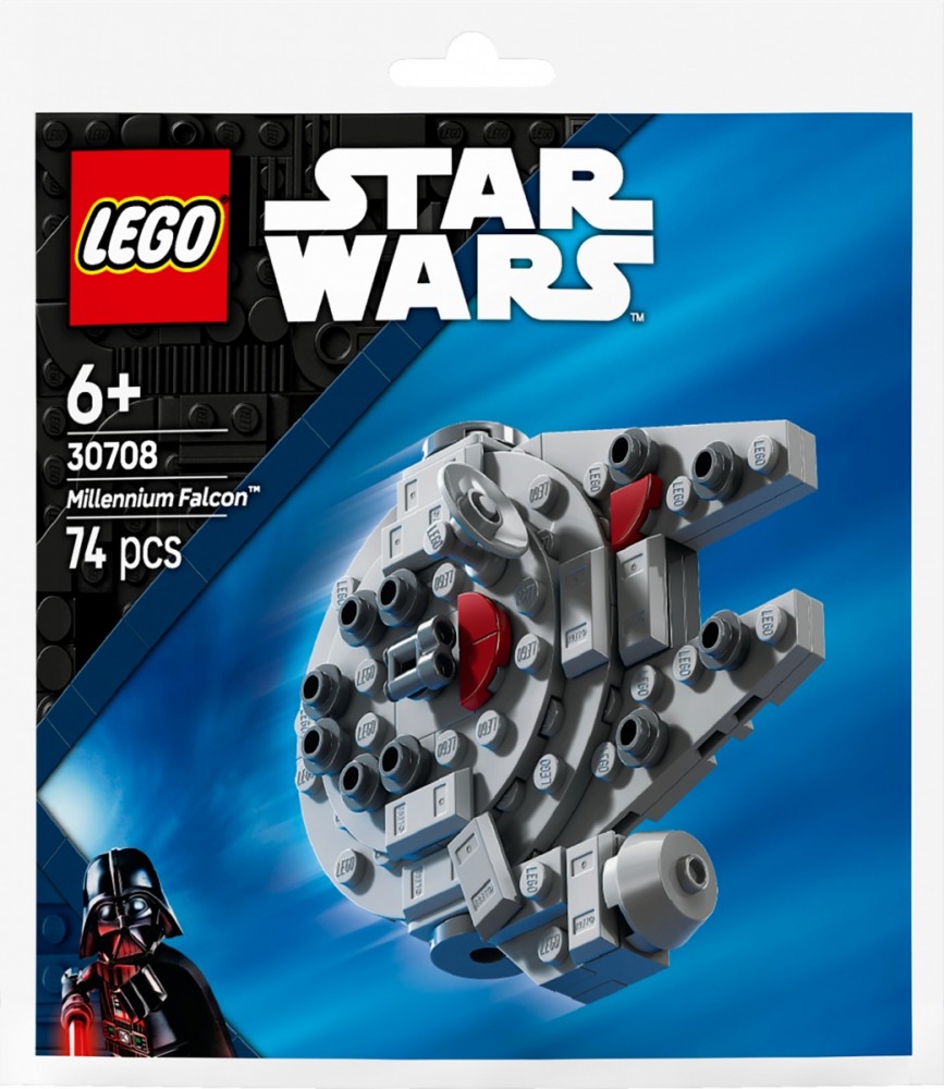 Lego millennium falcon mini modelis
