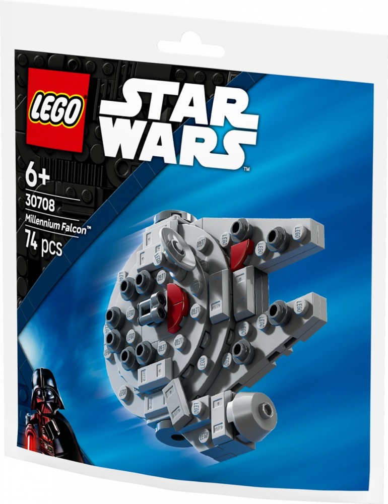 Lego millennium falcon mini modelis