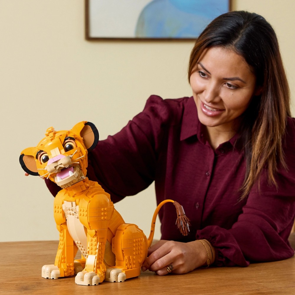 Konstruktorius liūtas karalius - jaunas simba, lego disney