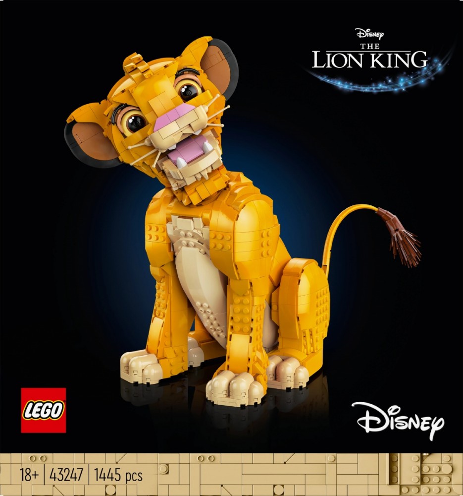 Konstruktorius liūtas karalius - jaunas simba, lego disney