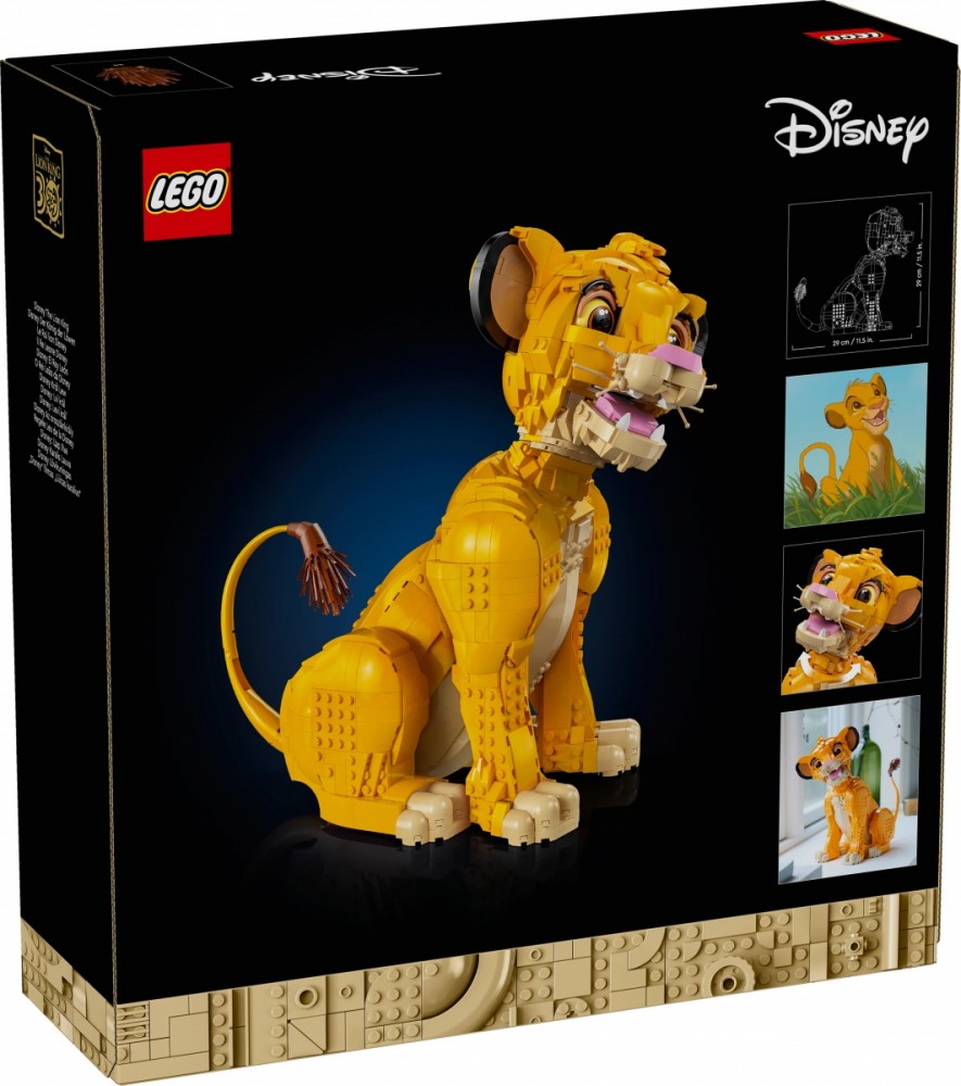 Konstruktorius liūtas karalius - jaunas simba, lego disney