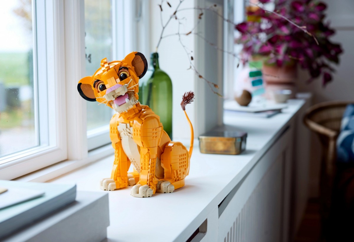 Konstruktorius liūtas karalius - jaunas simba, lego disney