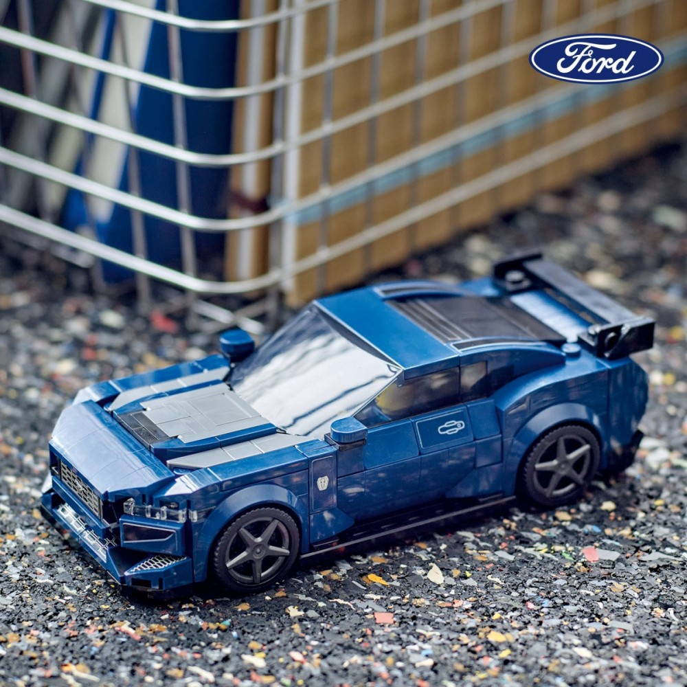 Konstruktorius ford mustang dark horse, lego speed champions