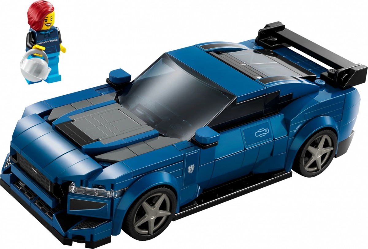 Konstruktorius ford mustang dark horse, lego speed champions
