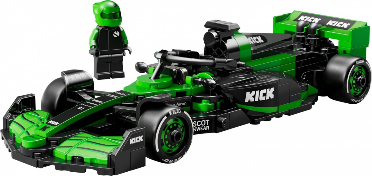 77247 lego® speed ​​champions lenktyninis automobilis kick sauber f1® team c44