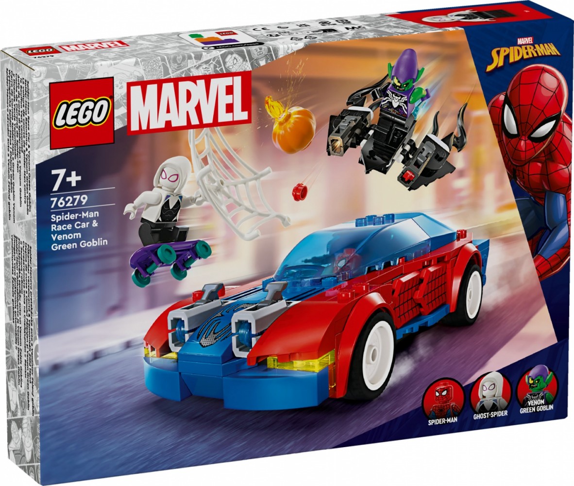 Žmogaus voro automobilio rinkinys vaikams, lego super heroes