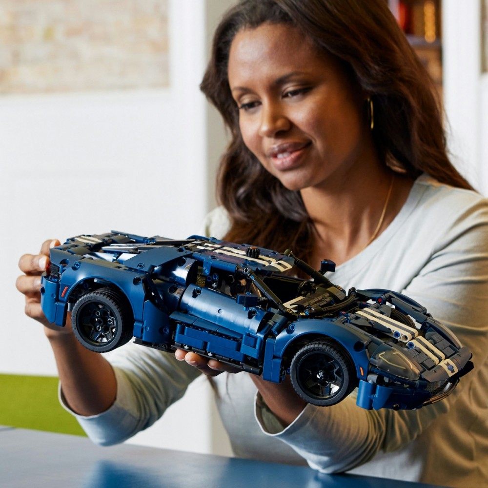 Ford gt 2022 m. modelis, lego, 18+, mėlynas