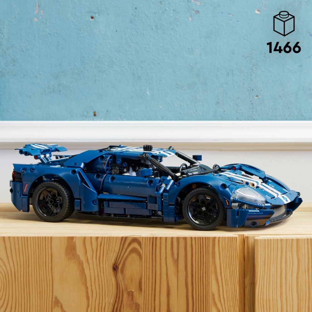 Ford gt 2022 m. modelis, lego, 18+, mėlynas