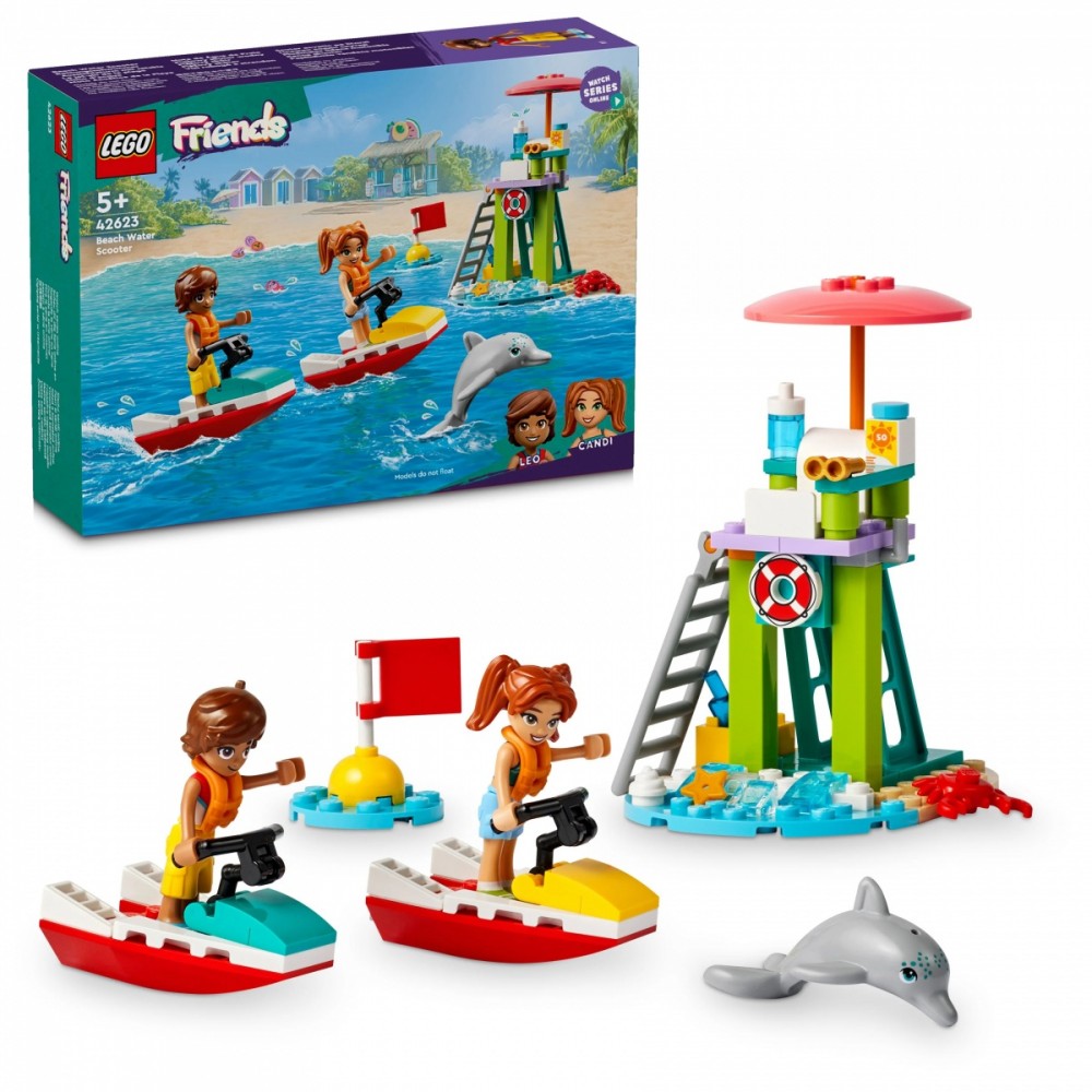 Konstruktorius paplūdimio vandens motociklas lego friends