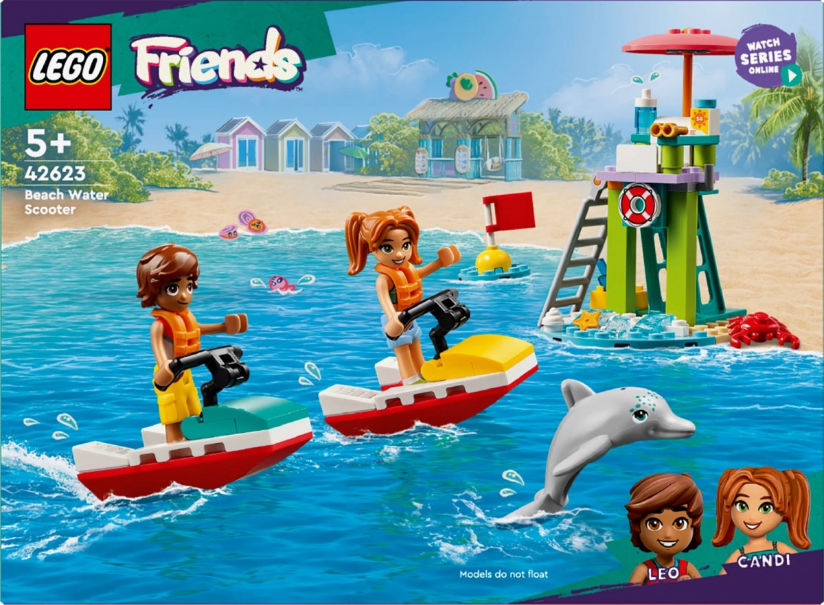 Konstruktorius paplūdimio vandens motociklas lego friends