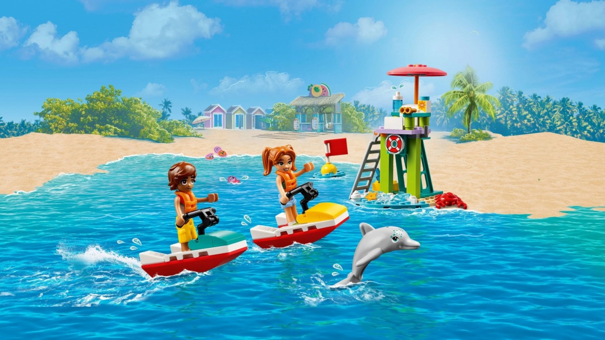 Konstruktorius paplūdimio vandens motociklas lego friends