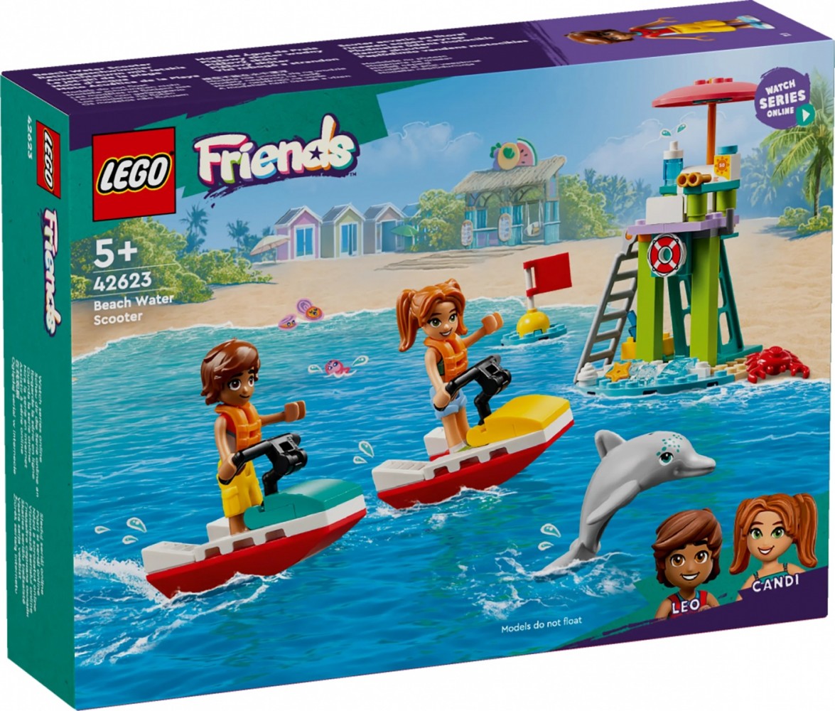 Konstruktorius paplūdimio vandens motociklas lego friends