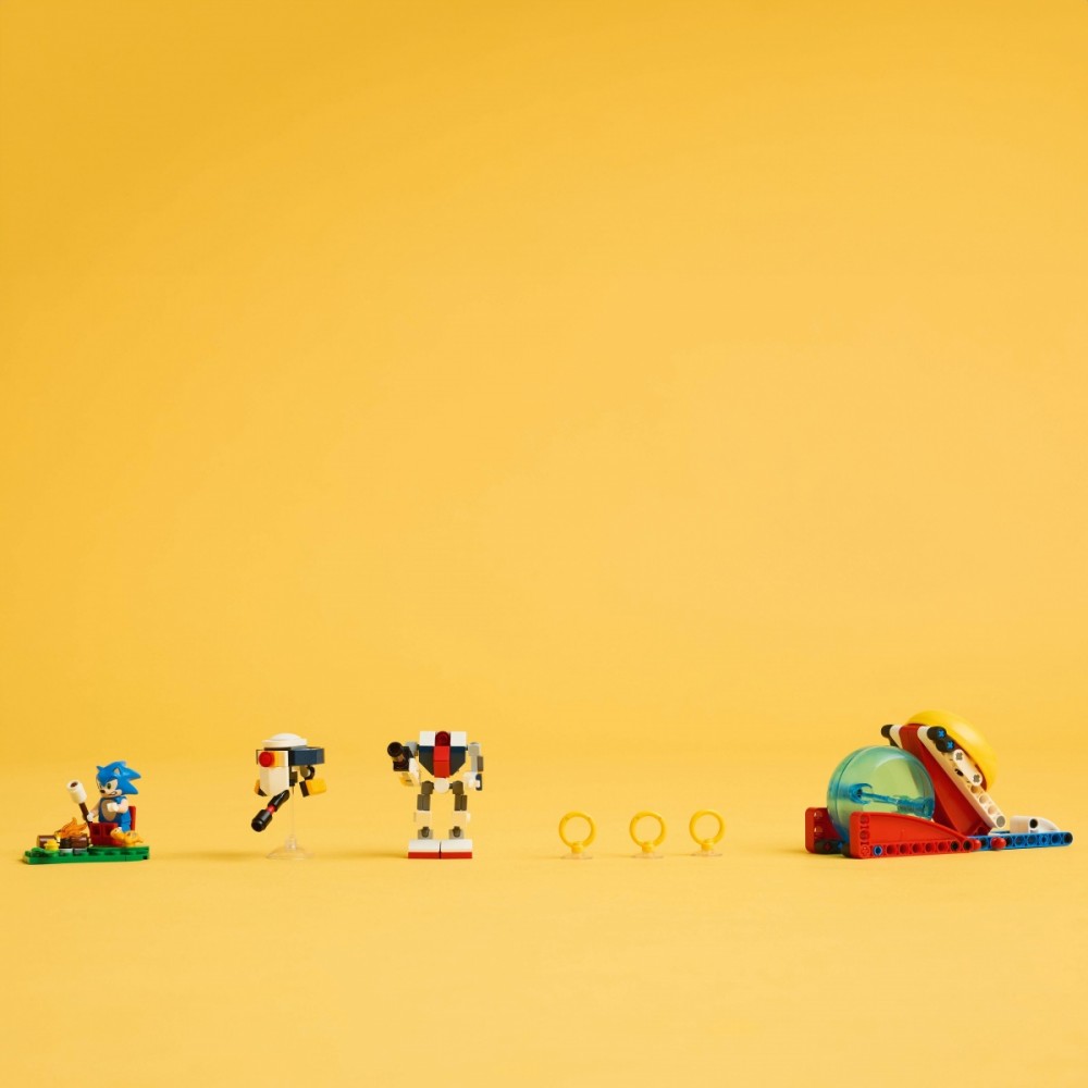 77001 lego® sonic the hedgehog™: sonic kova prie laužo