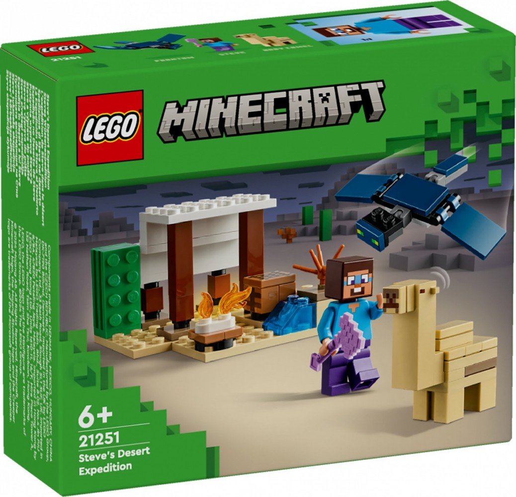 Lego minecraft , steve'o dykumos ekspedicija