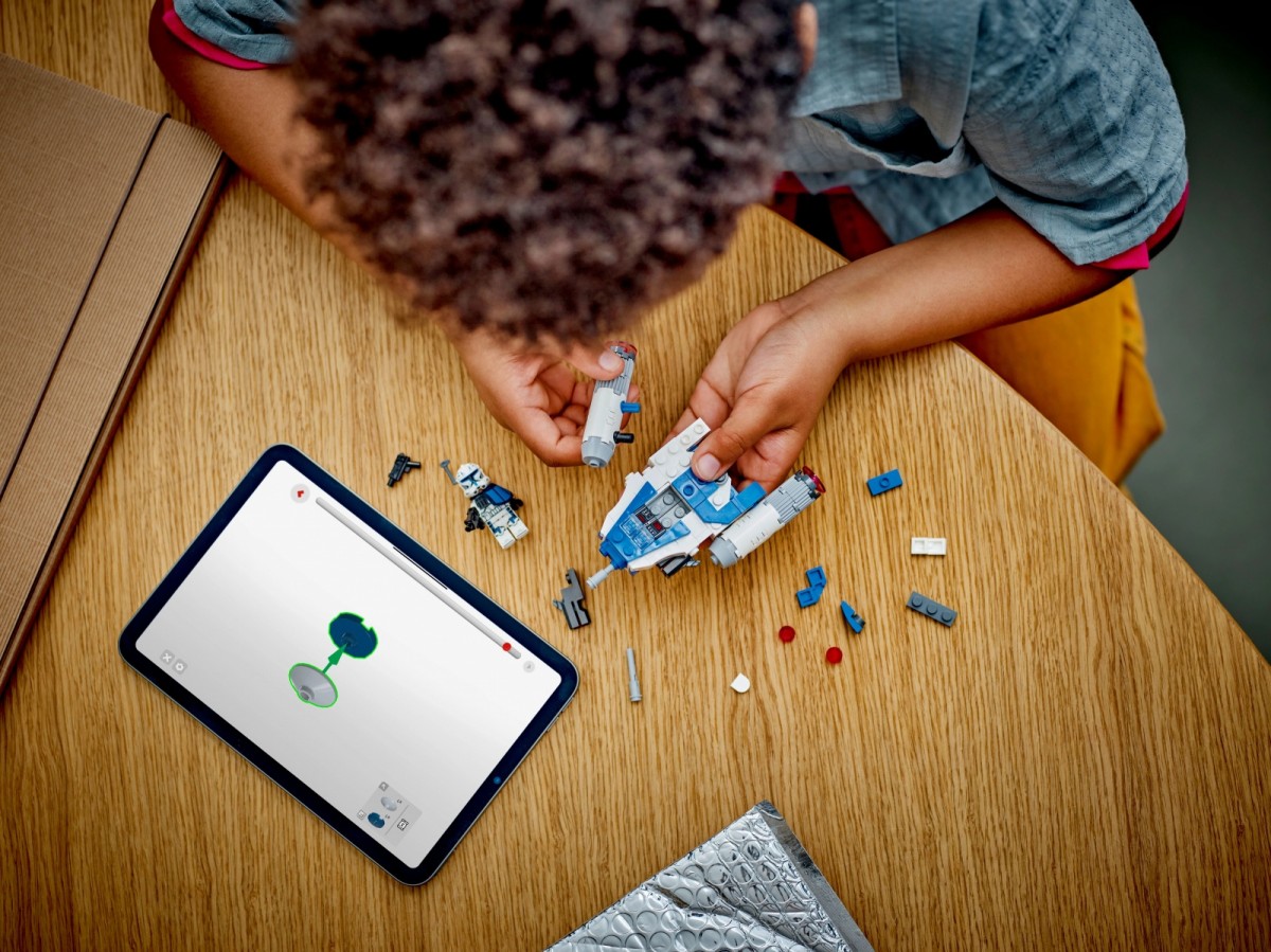 Lego star wars, mėlyna/balta