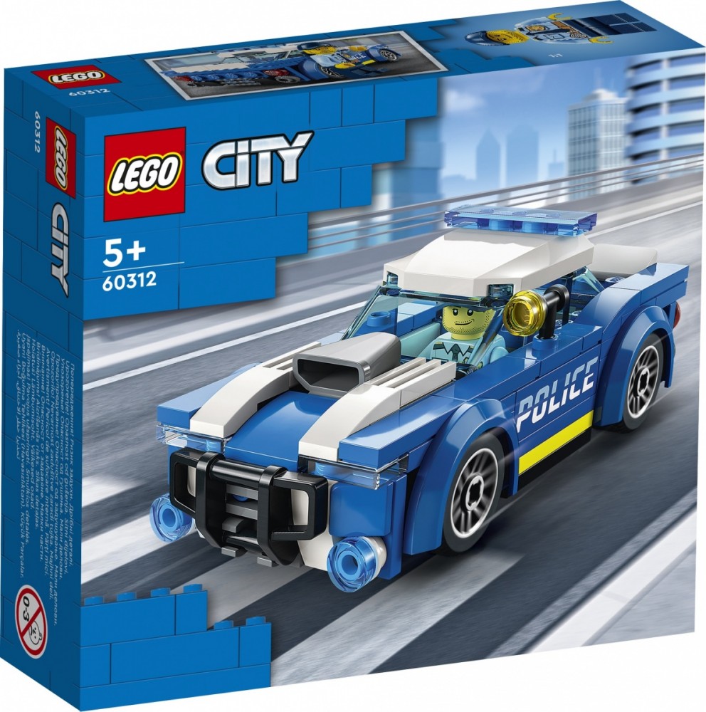 Konstruktorius policijos automobilis, lego city