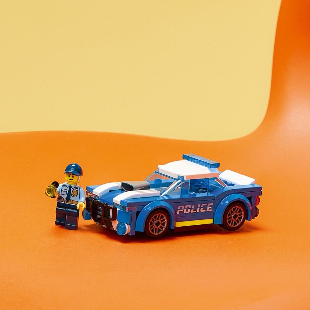 Konstruktorius policijos automobilis, lego city