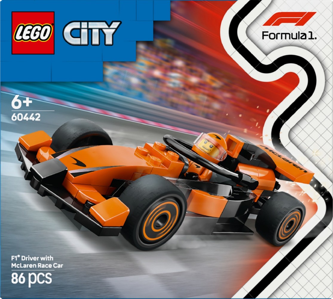 F1 vairuotojas ir mclaren bolidas, lego® city
