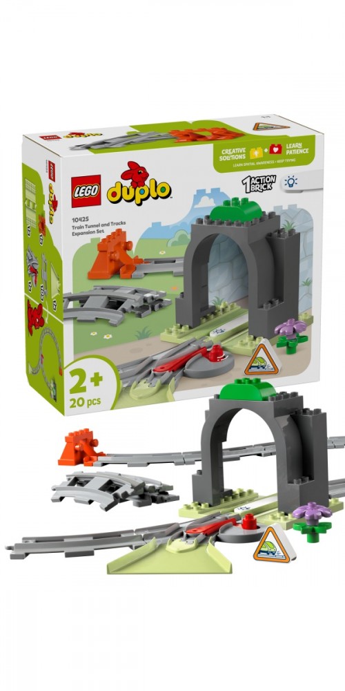 Traukinio tunelis ir bėgių rinkinys, lego® duplo®