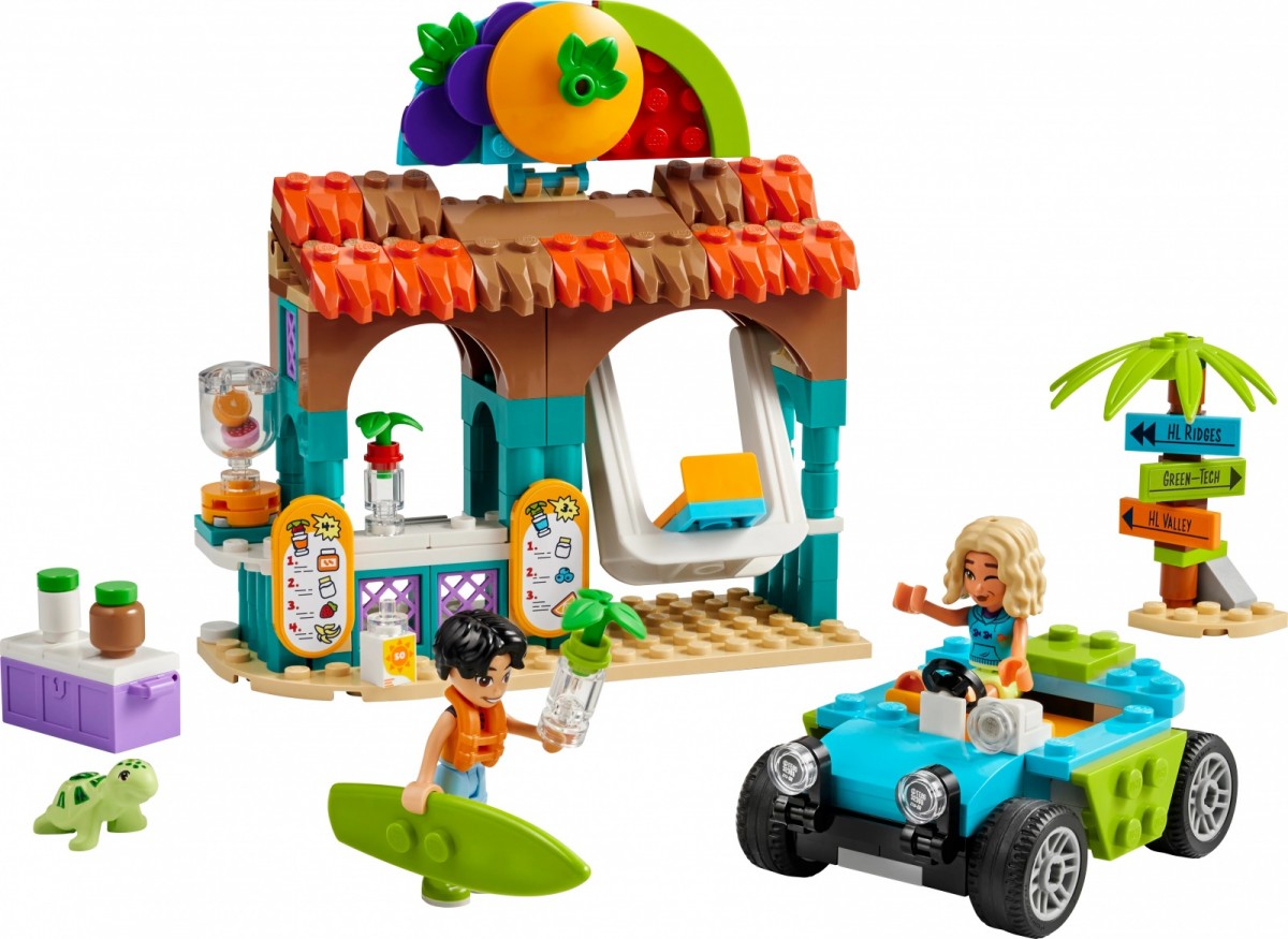 Paplūdimio kokteilių kioskas, lego, spalvotas
