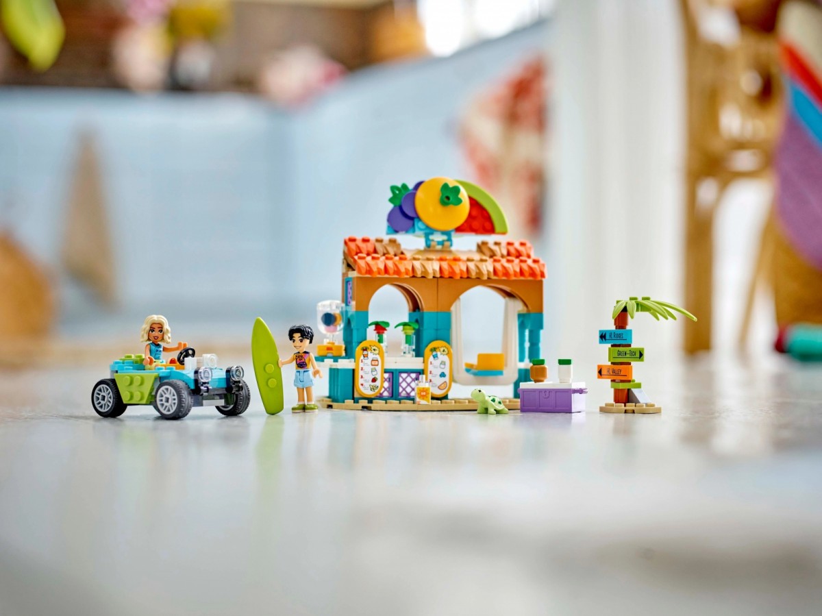 Paplūdimio kokteilių kioskas, lego, spalvotas