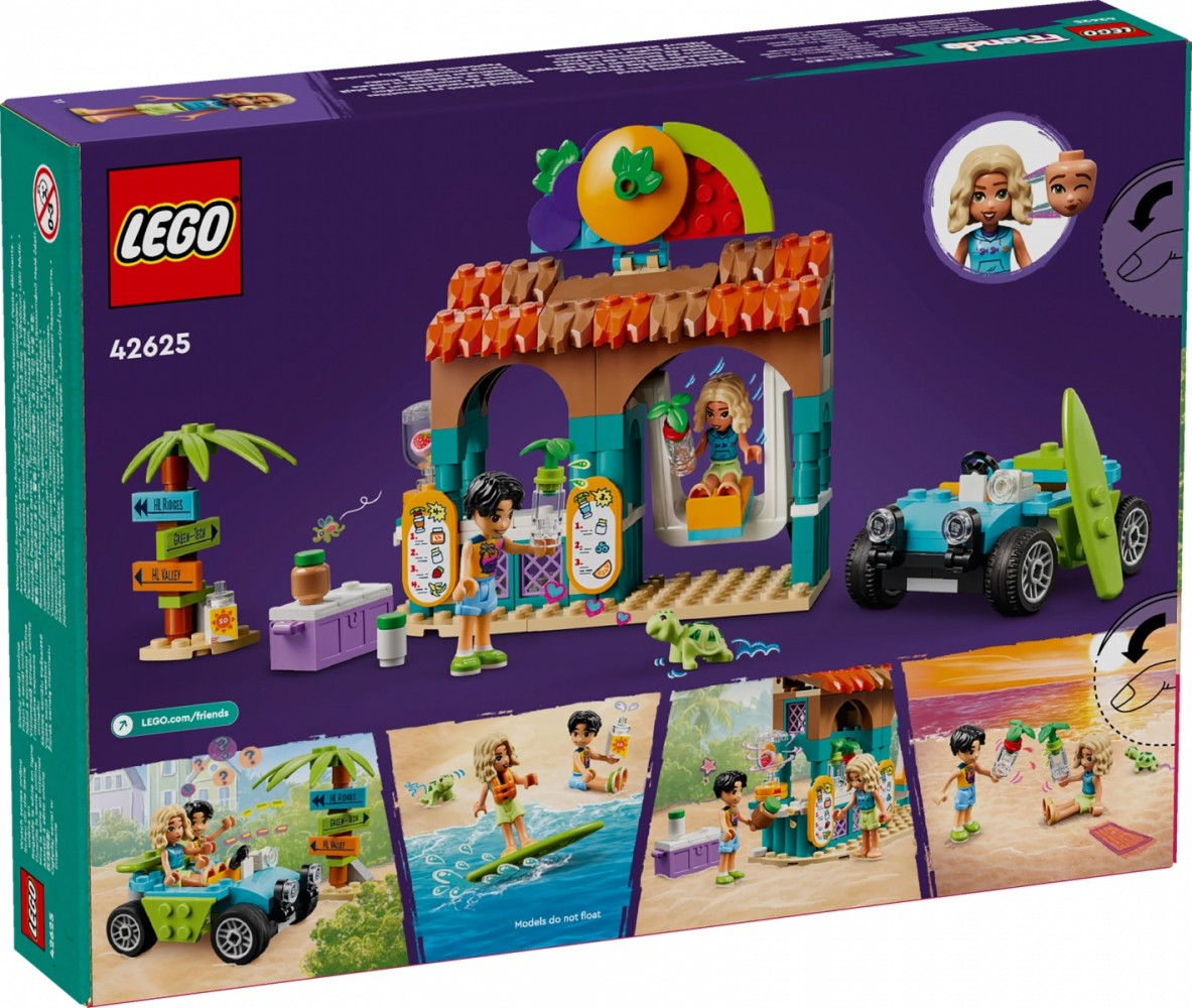 Paplūdimio kokteilių kioskas, lego, spalvotas