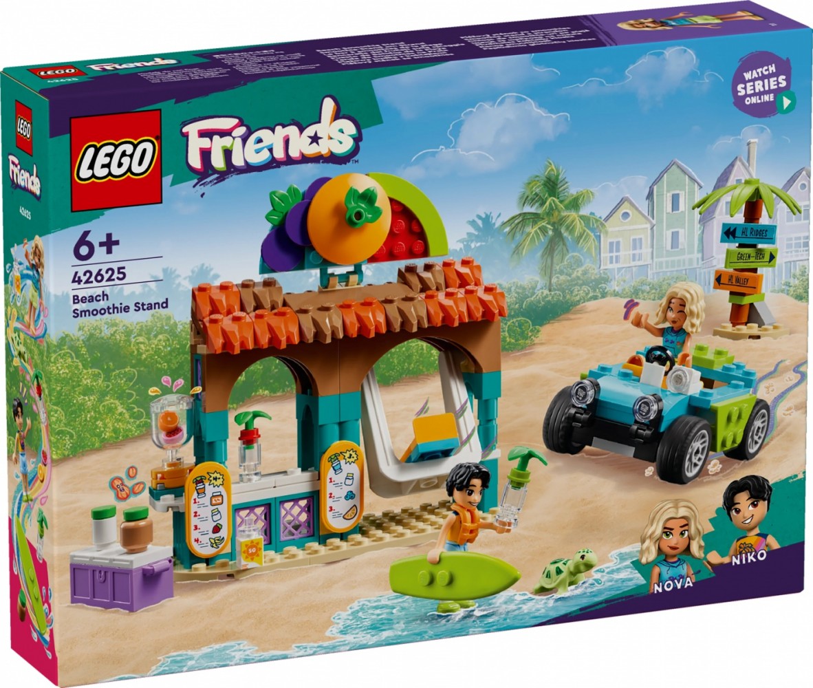 Paplūdimio kokteilių kioskas, lego, spalvotas