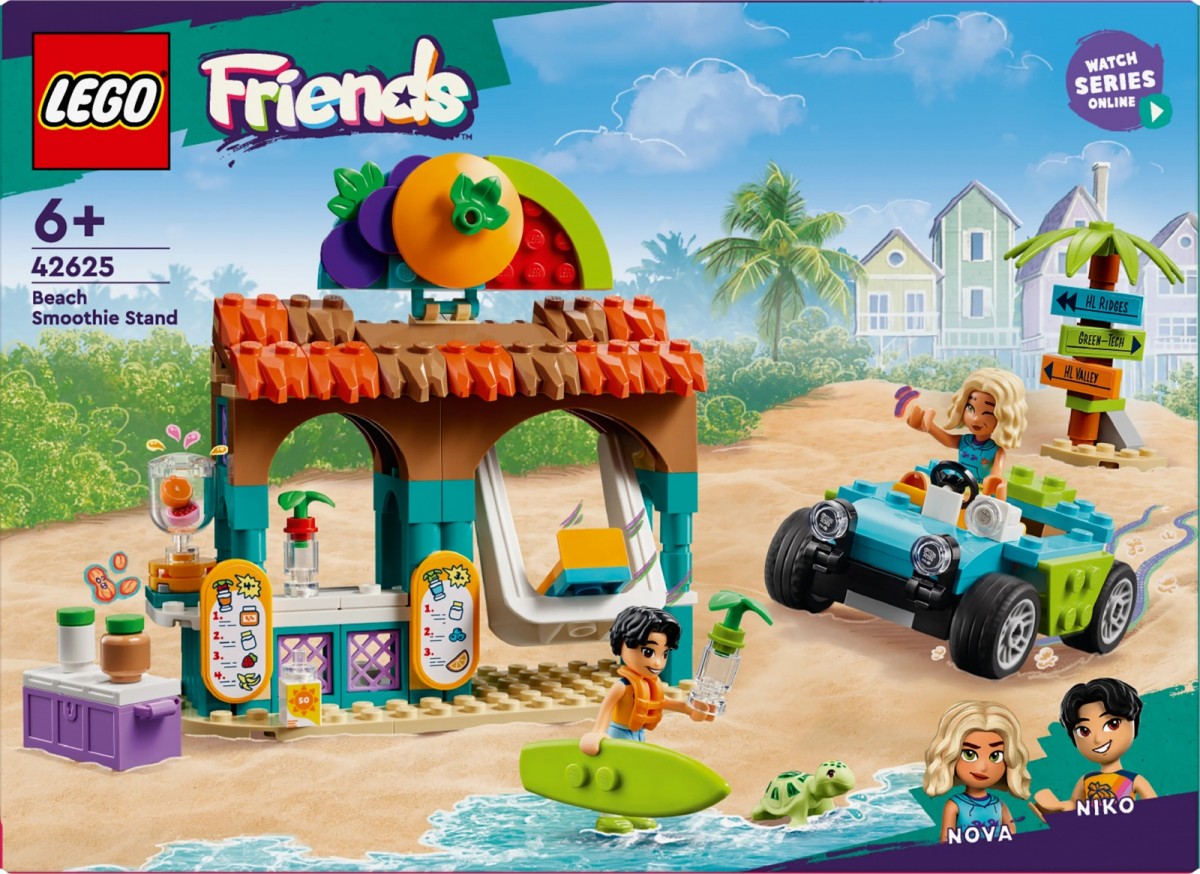 Paplūdimio kokteilių kioskas, lego, spalvotas