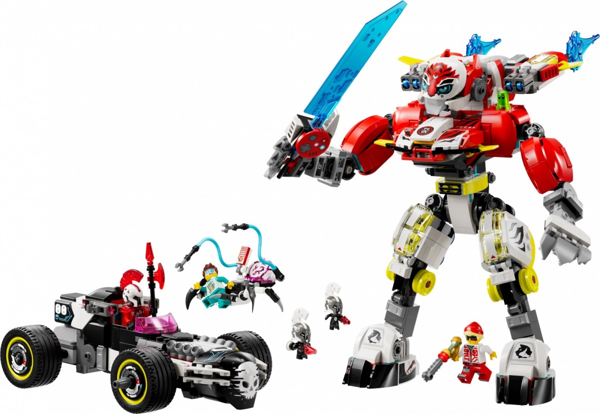 Tygrio mechas ir hot rod automobilis, lego® dreamzzz