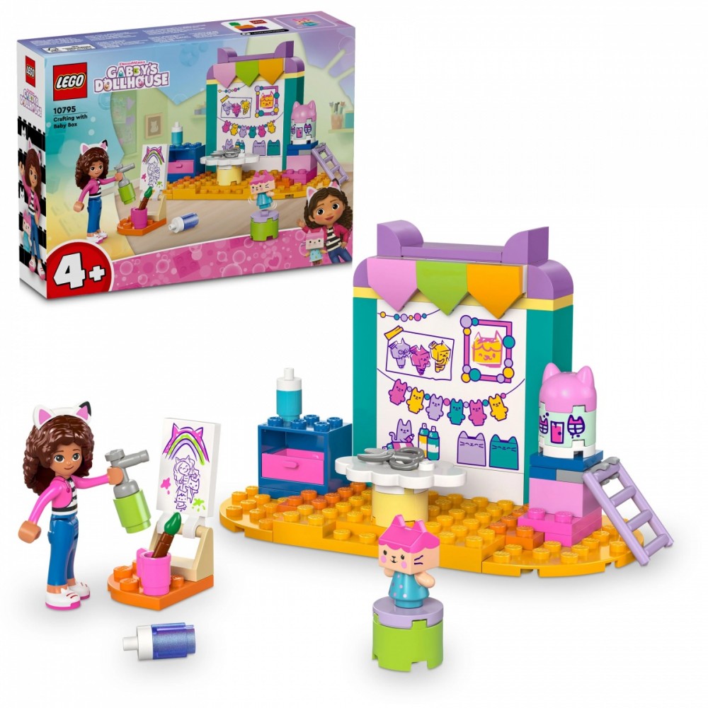10795 lego® gabby's dollhouse darbeliai su baby box
