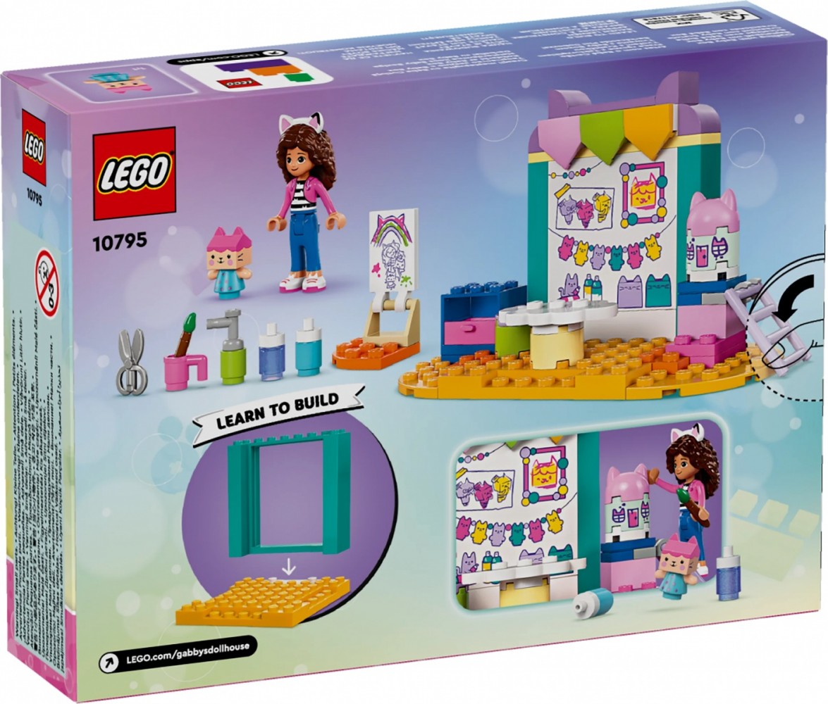 10795 lego® gabby's dollhouse darbeliai su baby box