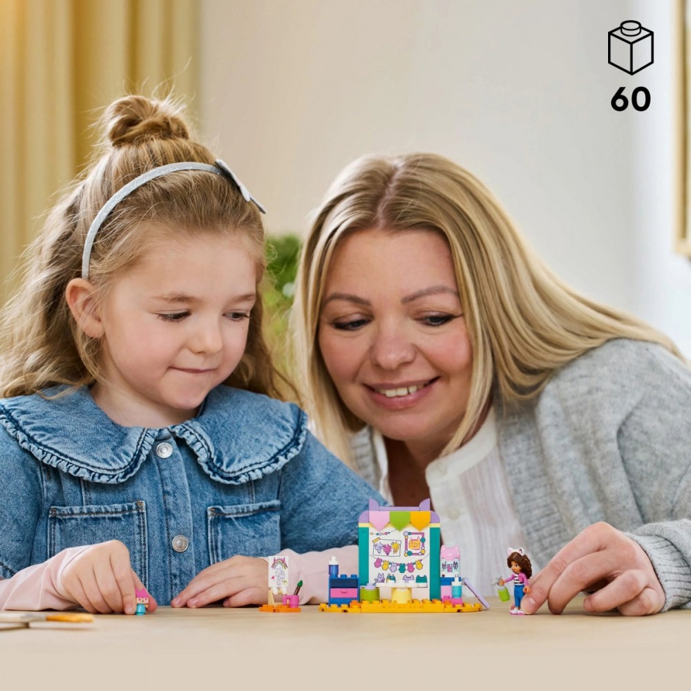 10795 lego® gabby's dollhouse darbeliai su baby box