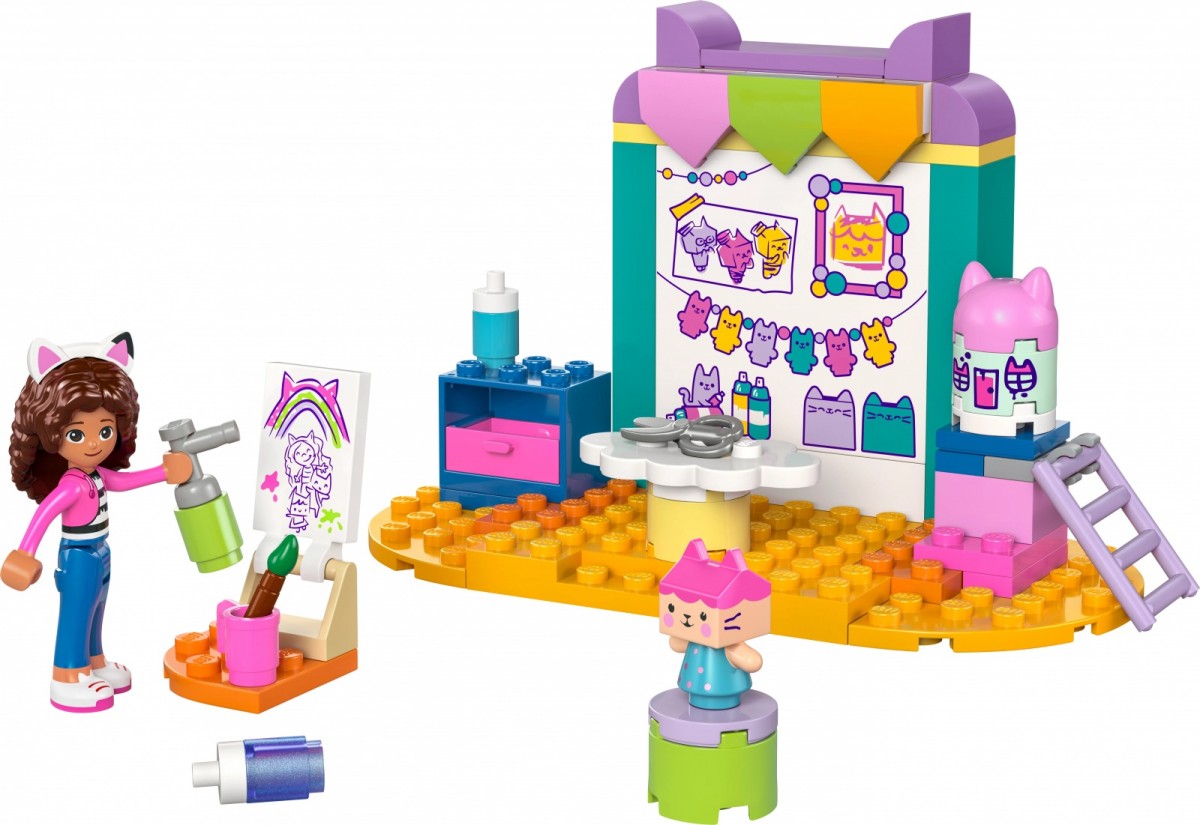 10795 lego® gabby's dollhouse darbeliai su baby box