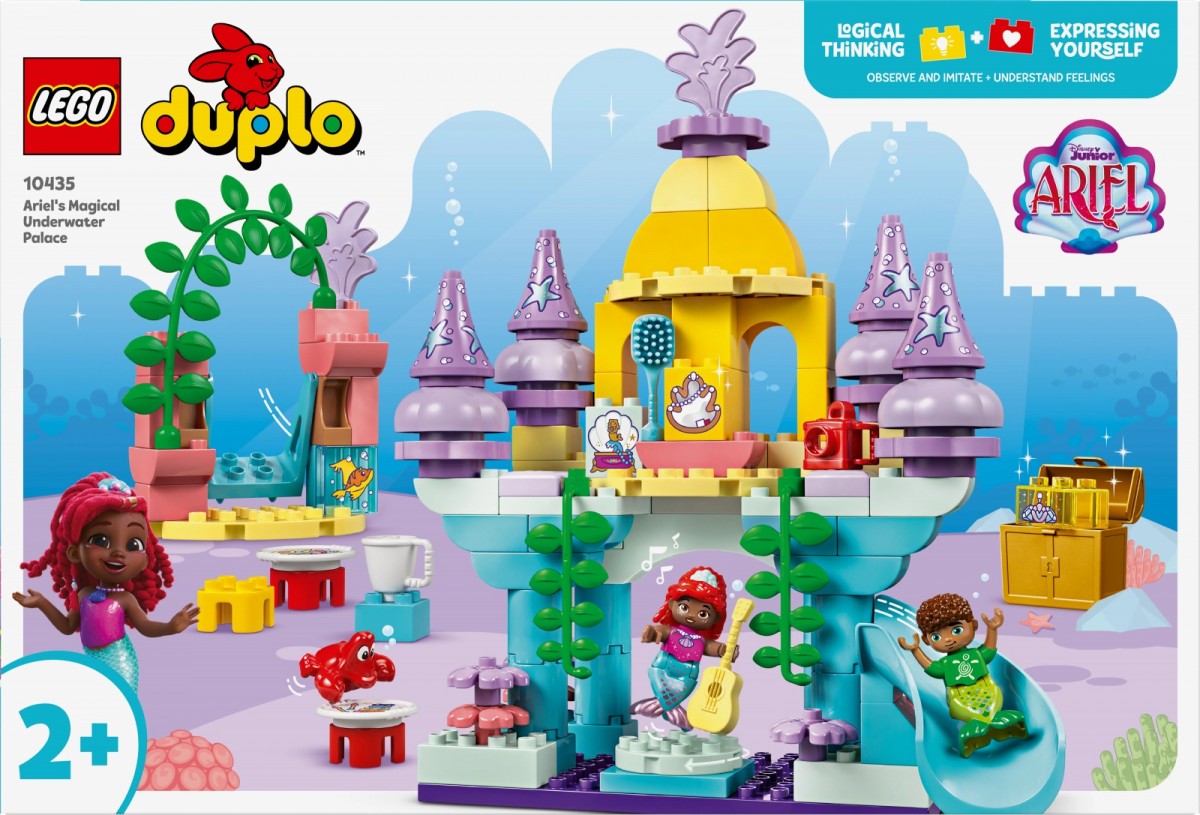 10435 lego® duplo magiški arielės povandeniniai rūmai