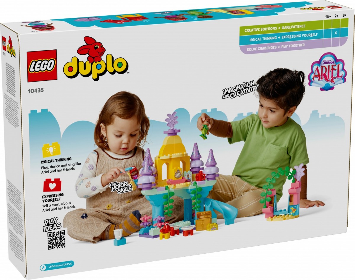 10435 lego® duplo magiški arielės povandeniniai rūmai