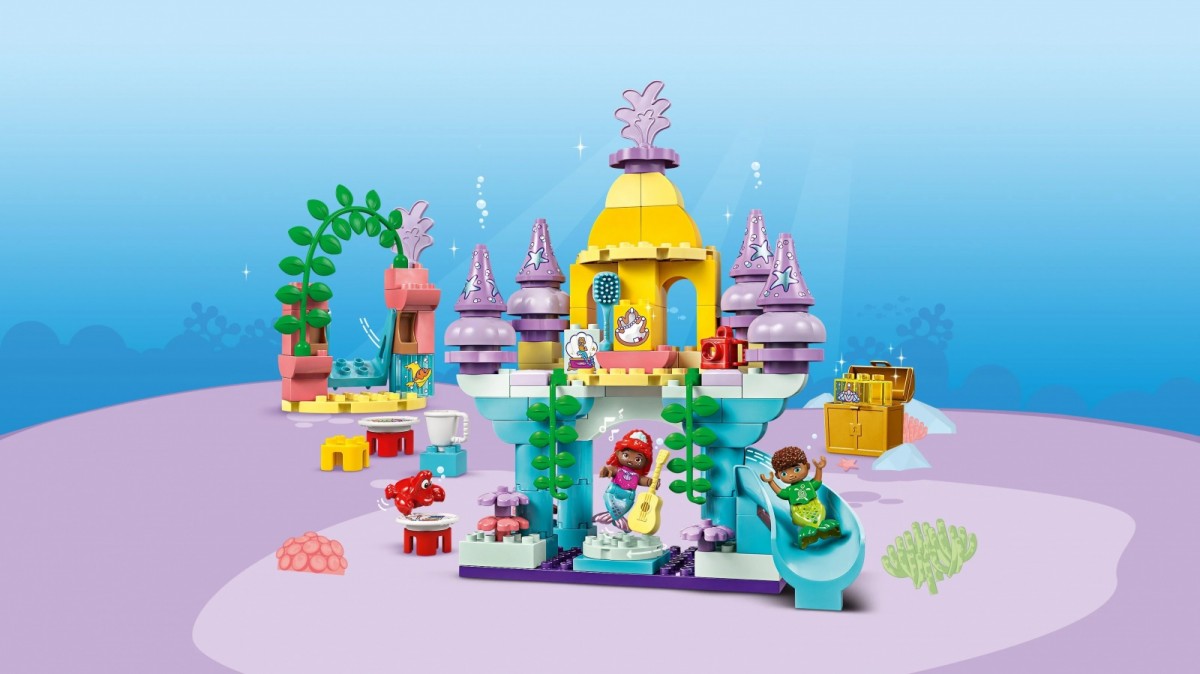 10435 lego® duplo magiški arielės povandeniniai rūmai