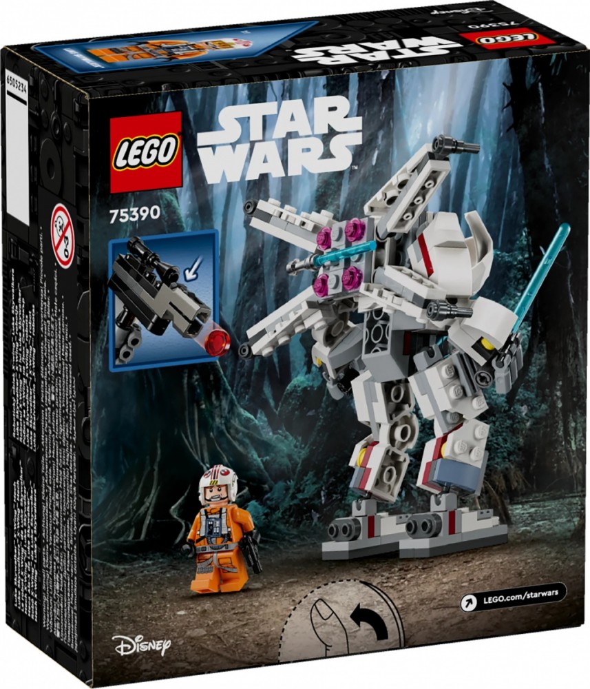 75390 lego® star wars luko skaivokerio „x-wing™“ robotas