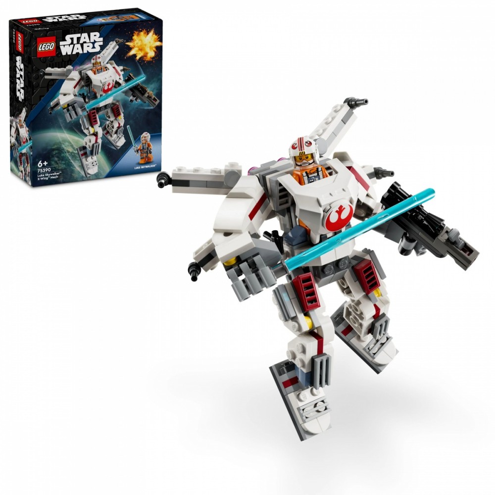 75390 lego® star wars luko skaivokerio „x-wing™“ robotas