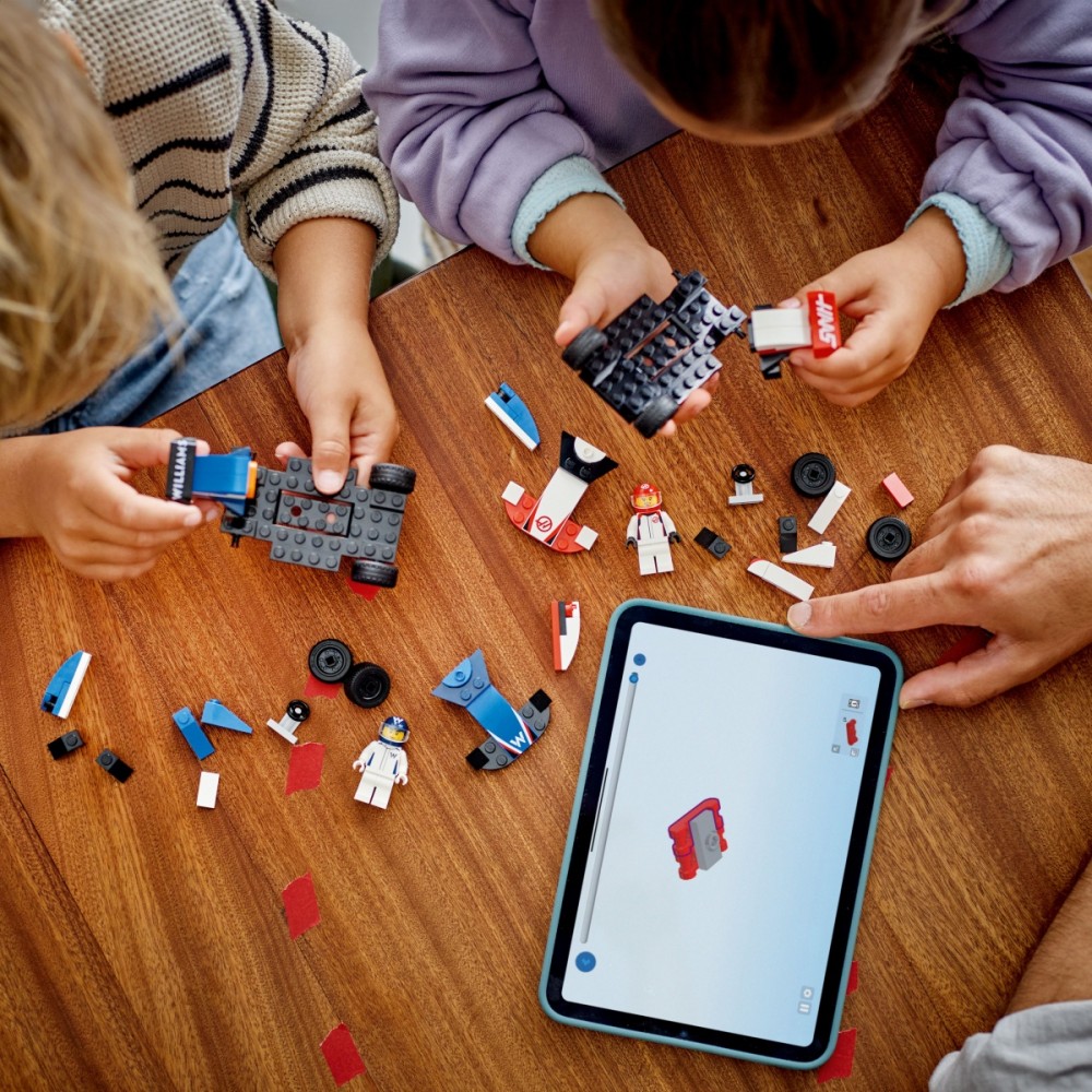 Lego® city f1 bolidai williams racing ir haas f1