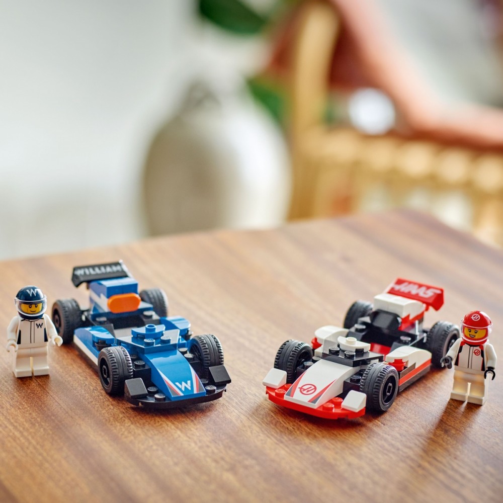 Lego® city f1 bolidai williams racing ir haas f1