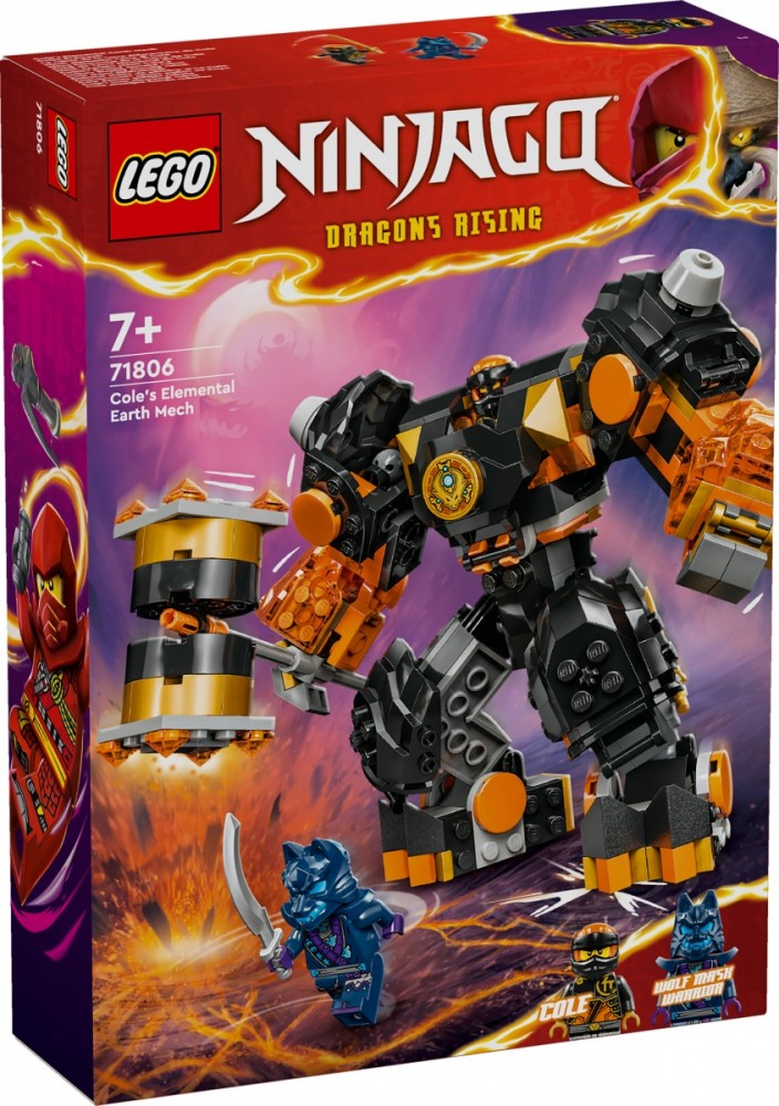 71806 lego® ninjago® cole stichijos žemės robotas