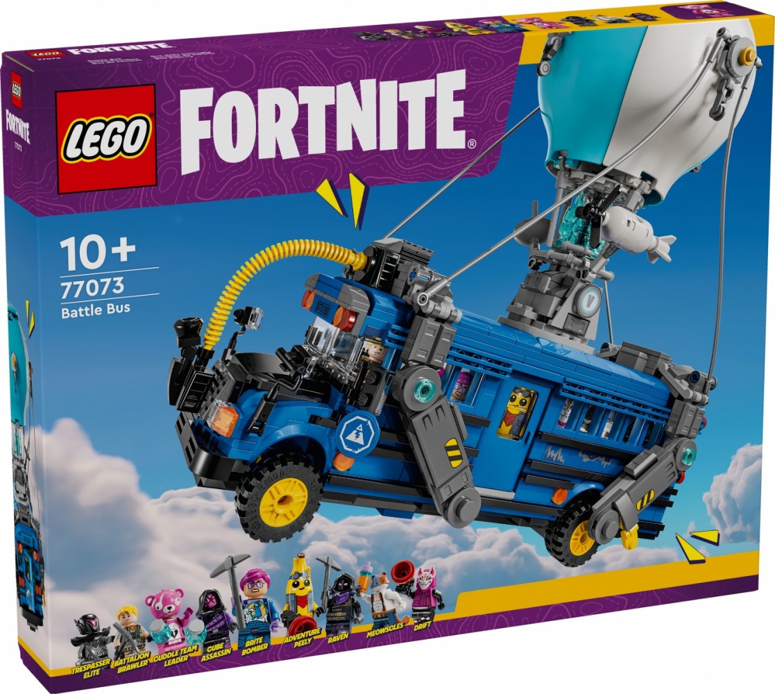 Mūšio autobusas lego fortnite