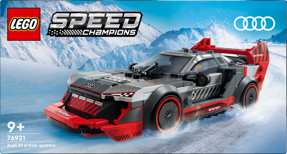 Lenktyninis audi s1 modelis, lego speed champions