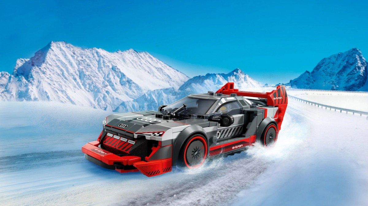 Lenktyninis audi s1 modelis, lego speed champions