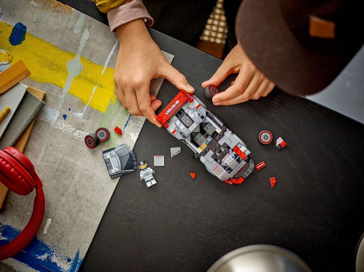 Lenktyninis audi s1 modelis, lego speed champions