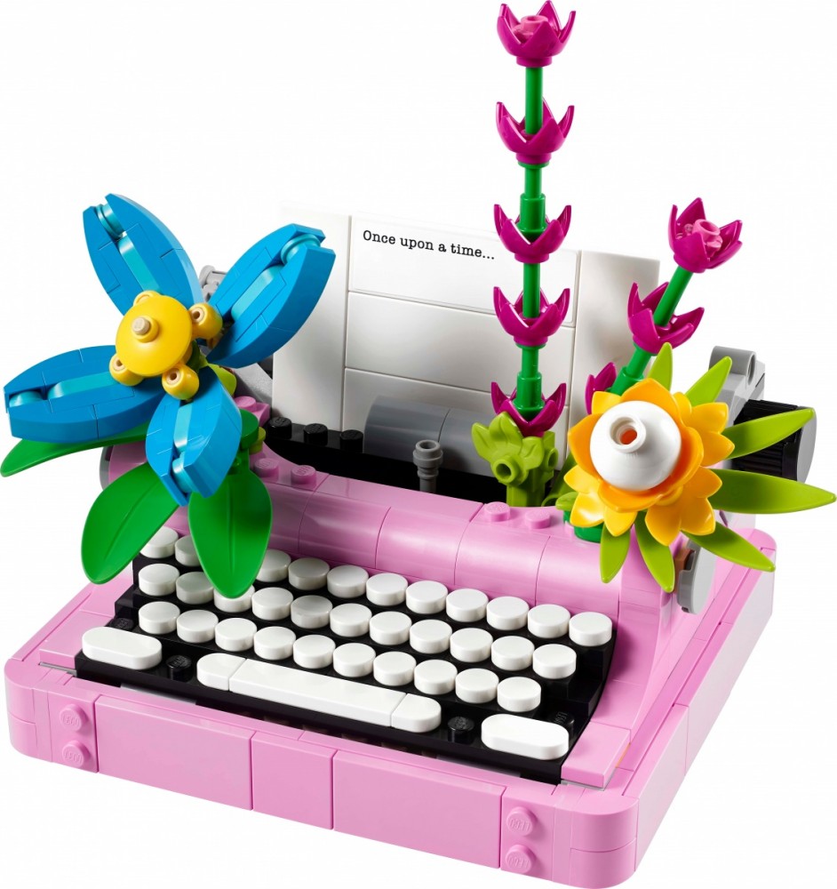 Konstruktorius lego® creator rašomoji mašinėlė su gėlėmis