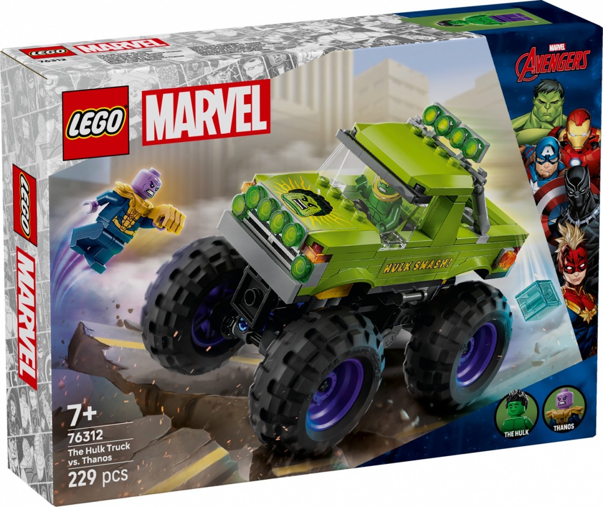 Lego Marvel Monstrinis Sunkvežimis: Hulkas Prieš Thanosą